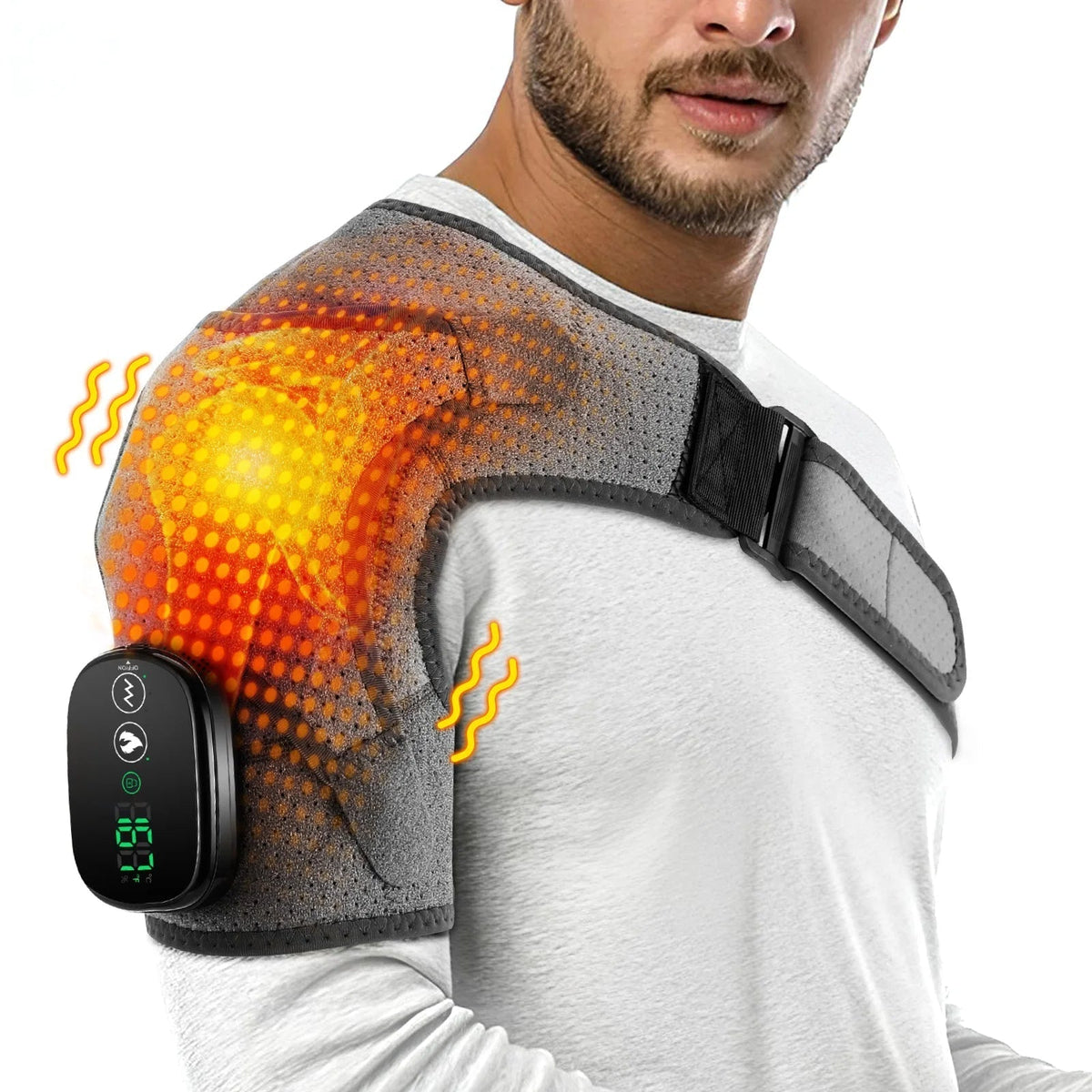 | Schultermassagegerät mit Wärme- und Vibrationsmassage