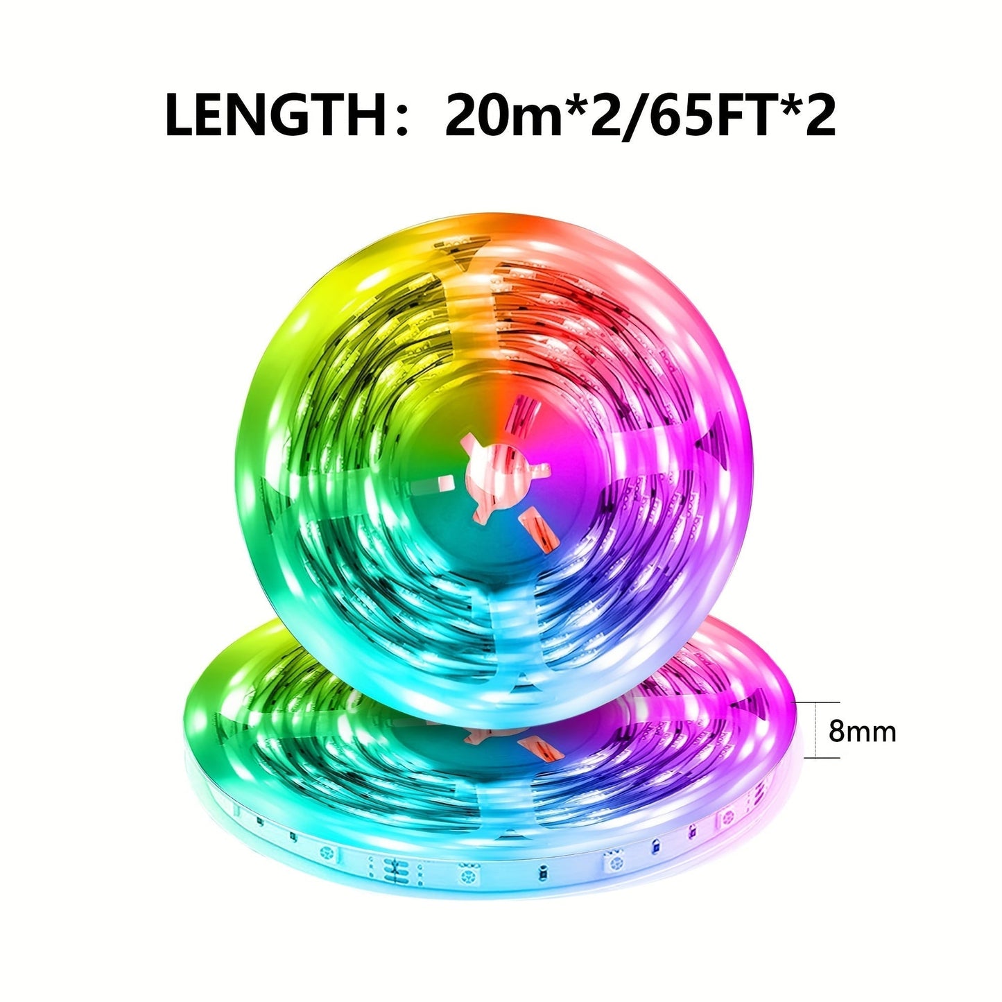 LED Strip Lights, Farbwechsel, App-Steuerung