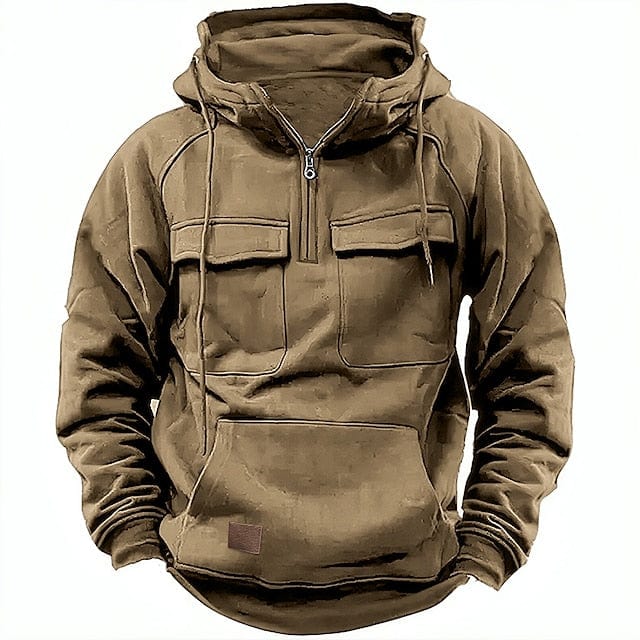 Nordberg – Herren Winter Hoodie mit Fleecefutter und Kapuze