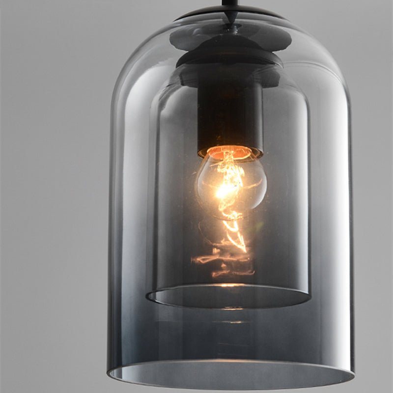 LumoVista – Pendelleuchte Doppelglas modern für Wohn- & Esszimmer