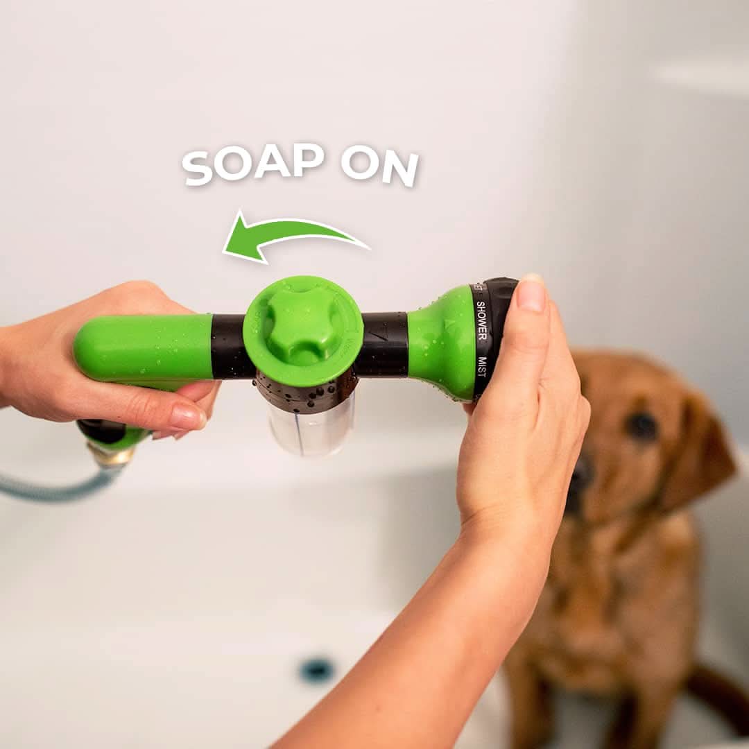 | Haustier-Bad Spray mit Rundum-Sprühfunktion