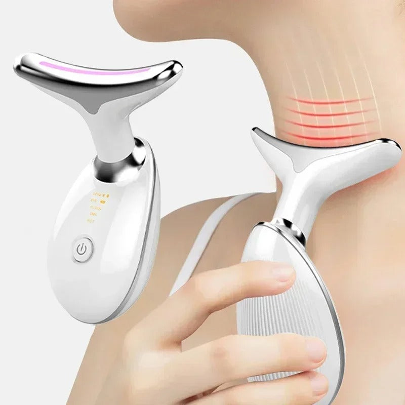 Visavera – 7-in-1 Gesichtspflegegerät mit Licht, Vibration & EMS
