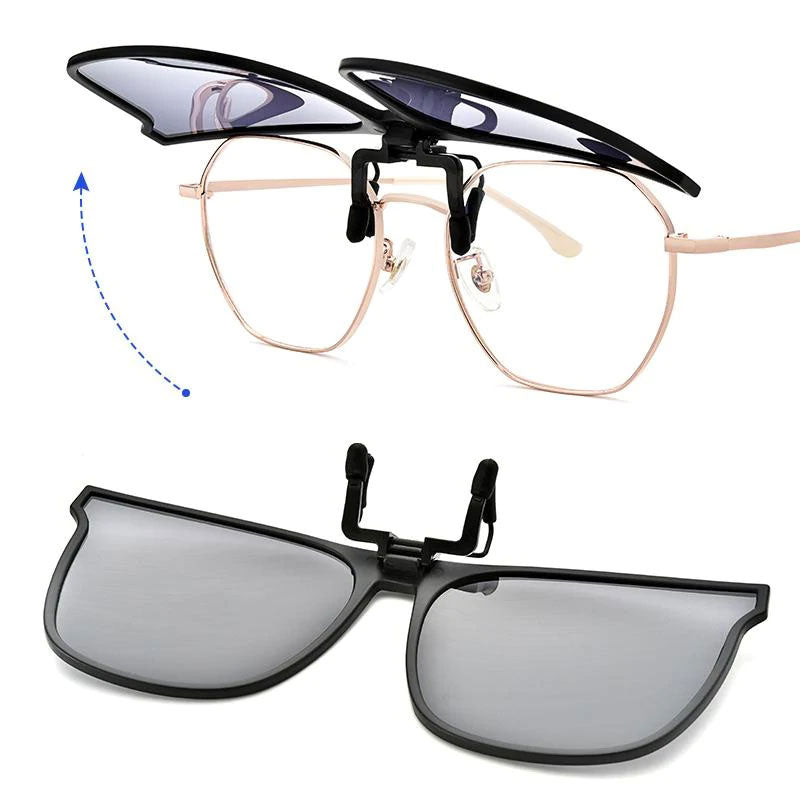 | Neue polarisierte Clip-on-Klappsonnenbrille