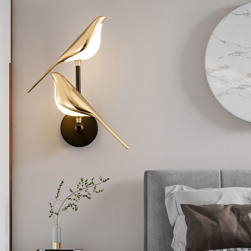 | Moderne Vogel Wandlampe - AviaryGlow