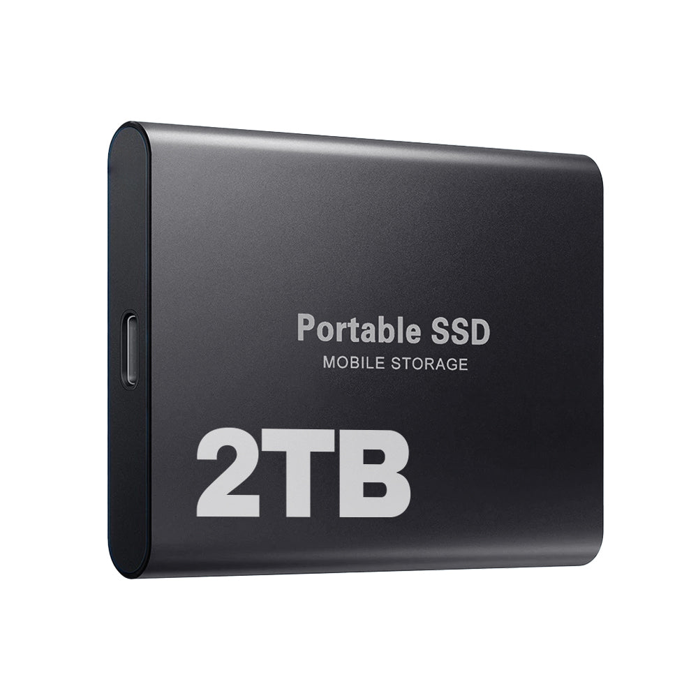 Externe SSD, tragbar, USB-C, Solid State Speicher