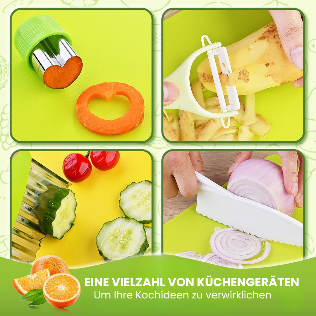 Kindersicheres Küchenset nach Montessori - Sicheres Kochen für Kinder