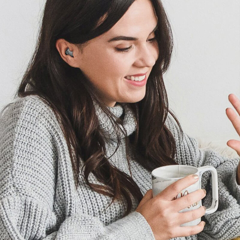 Kabellose Bluetooth Ohrhörer, Noise Cancelling, wiederaufladbar